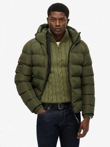 Утепленная спортивная куртка с капюшоном Superdry, Army Khaki