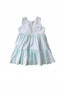 Детское платье Savannah в горошек с цветочным принтом Madison Park Mint Mint Magnolia