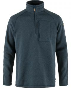 Куртка Fjällräven Övik Fleece 1/2 Zip, темно-синий