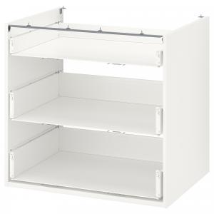 Каркас тумбы с ящиками ENHET IKEA, 80x60x75 см, белый