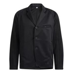 Куртка men's solid color long sleeves jacket black Adidas, мультиколор
