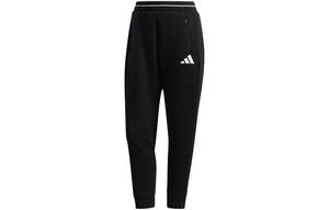 Трикотажные спортивные штаны женские черные Adidas