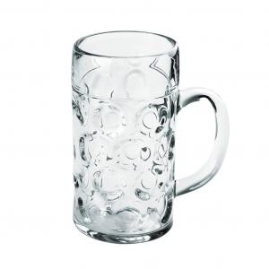 Пластиковый стакан для пива Doimoflair, 100 мл. Многоразовая пивная кружка, пластиковая прозрачная, можно мыть в посудомоечной машине, набор из 2 шт