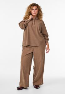 Брюки Zizzi WEITEM , Caribou/Brown