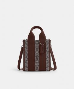 Мини-сумка-тоут Smith с фирменным жаккардовым узором