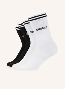 Упаковка из 4 спортивных носков  Snocks, черный