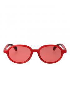 Солнцезащитные очки Moncler Eyewear Caprice в круглой оправе, красный