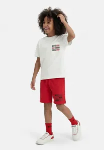 Шорты унисекс Moschino, Cloud/Poppy Red