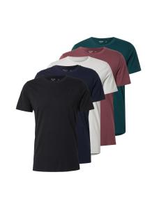 Футболка HOLLISTER, Dark blue/Emerald/Pastel red/Black/White