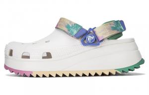 Шлепанцы и сланцы Crocs Hiker Ombre Clog 'White Multi' Gs