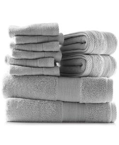 Набор роскошных мягких полотенец Hearth & Harbor из 100% хлопка, 10 шт, серый