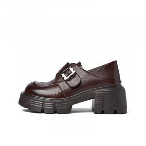 JOSINY Лоферы женские Black/Red Brown