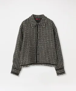 Куртка из твида «Бамбина» Loveless, цвет Charcoal Gray