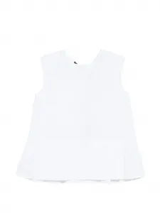 Плиссированная блузка MAX MARA, белый