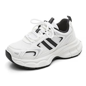 Кроссовки женские толстые низкие белый Huanqiu