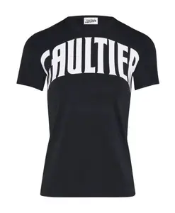 Футболка узкого кроя с логотипом It Jean Paul Gaultier, черный