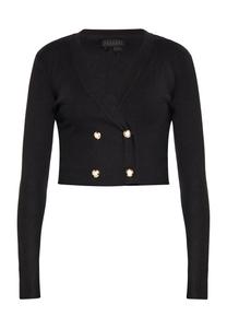 Вязаный кардиган NAEMI, черный