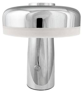 Настольная лампа Dyberg Larsen kabellos Porter, серое зеркало - серебро