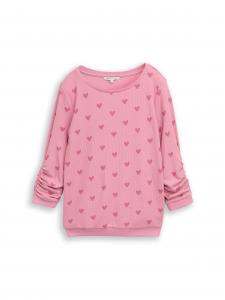 TOM TAILOR DENIM Свитшот в розовом, светло-розовом