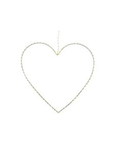 Marelida Сердце со светодиодами, металлическое сердце, проволочное сердце, 160 светодиодов, светящееся сердце, 60 см, для использования внутри и снаружи помещений