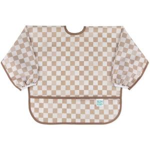 Боди с длинными рукавами Neutral check Bumkins