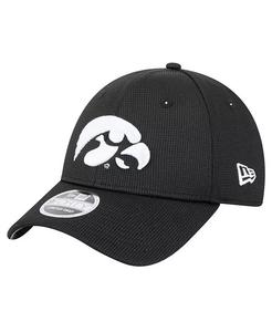 Мужская черная кепка Iowa Hawkeyes Pivot 9FORTY Stretch-Snap Adjustable New Era