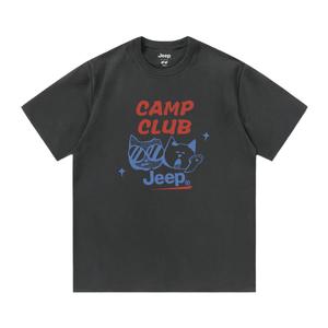 Футболка для школьников с круглым вырезом Jeep, темно-серый