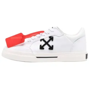 OFF-WHITE OFF WHITE New Low Vulcanized White Black Women's