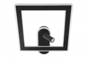 Светодиодный настенный светильник Spark 45/50/10 см Novel, черный