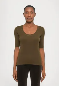 Базовая футболка с широким вырезом и коротким рукавом Closed, Marsh Green