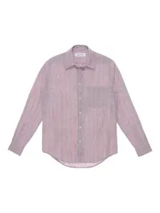 Рубашка в полоску SAMSOE SAMSOE, розовый