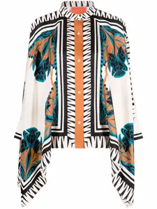 Рубашка асимметричного кроя La DoubleJ, черный