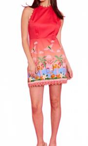 Платье Millie в красном цвете Alden Adair