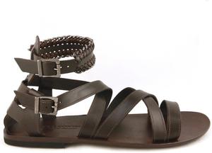 Мужские кожаные сандалии с ремешками GIOVANNI CONTI 703, коричневый