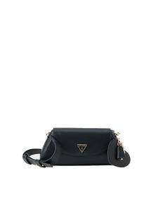 Сумка через плечо GUESS BOLENA FLAP SHOULDER BAG, Black