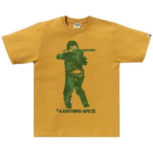 Футболка BAPE Bitmap Soldier Tee, Yellow