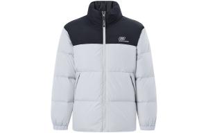 Цветной пуховик унисекс синий черный Skechers