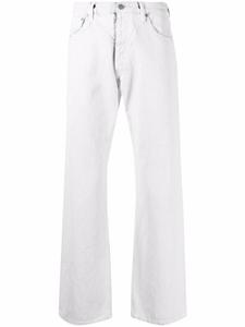 Maison Margiela прямые джинсы средней посадки, белый