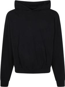 Толстовка с капюшоном Thom Krom из хлопка, черный