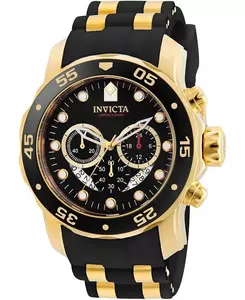 Мужские кварцевые многофункциональные часы для дайвинга 6981 Pro Diver с черным циферблатом Invicta, black