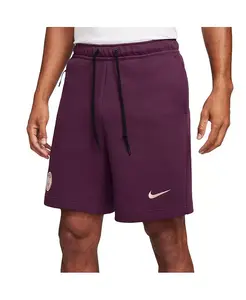 Мужские бордовые шорты Paris Saint-Germain 2024/25 Tech Fleece Nike