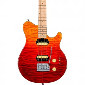 Электрогитара Sterling by Music Man Axis Quilted Maple, Spectrum Red