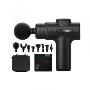 AUX Массажный пистолет A20 для расслабления мышц, профессиональный фитнес-спорт электрический массажер, Black/Pink A20