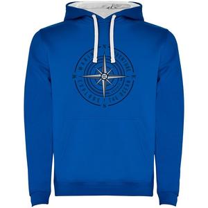 Худи Kruskis Compass Rose Two-Colour, синий