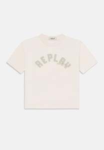 Футболка Replay Print T-shirt, Chalk/Black