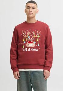 Толстовка Jack & Jones X-MAS, Brick Red/Red