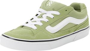 Vans мужские кроссовки Caldrone | Массивные низкие модные кеды в ретро-стиле, Suede/Mesh Neutral Olive