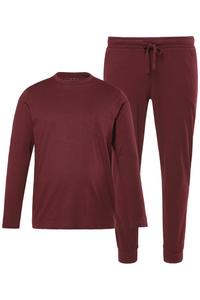 Длинная пижама JP1880, Merlot