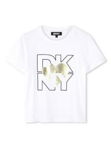 Dkny Kids футболка с логотипом, белый