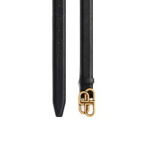 BB Тонкий ремень BALENCIAGA, черный